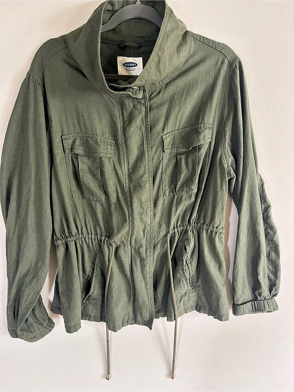Old Navy Women's Utility Jacket Green Size XL
